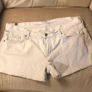 Citizens of Humanity bleached shorts